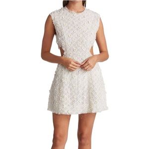 Aje Scent Of Summer Bead & Floral-Embellished Mini-Dress - Size 8 (AUS) / 4 (US)